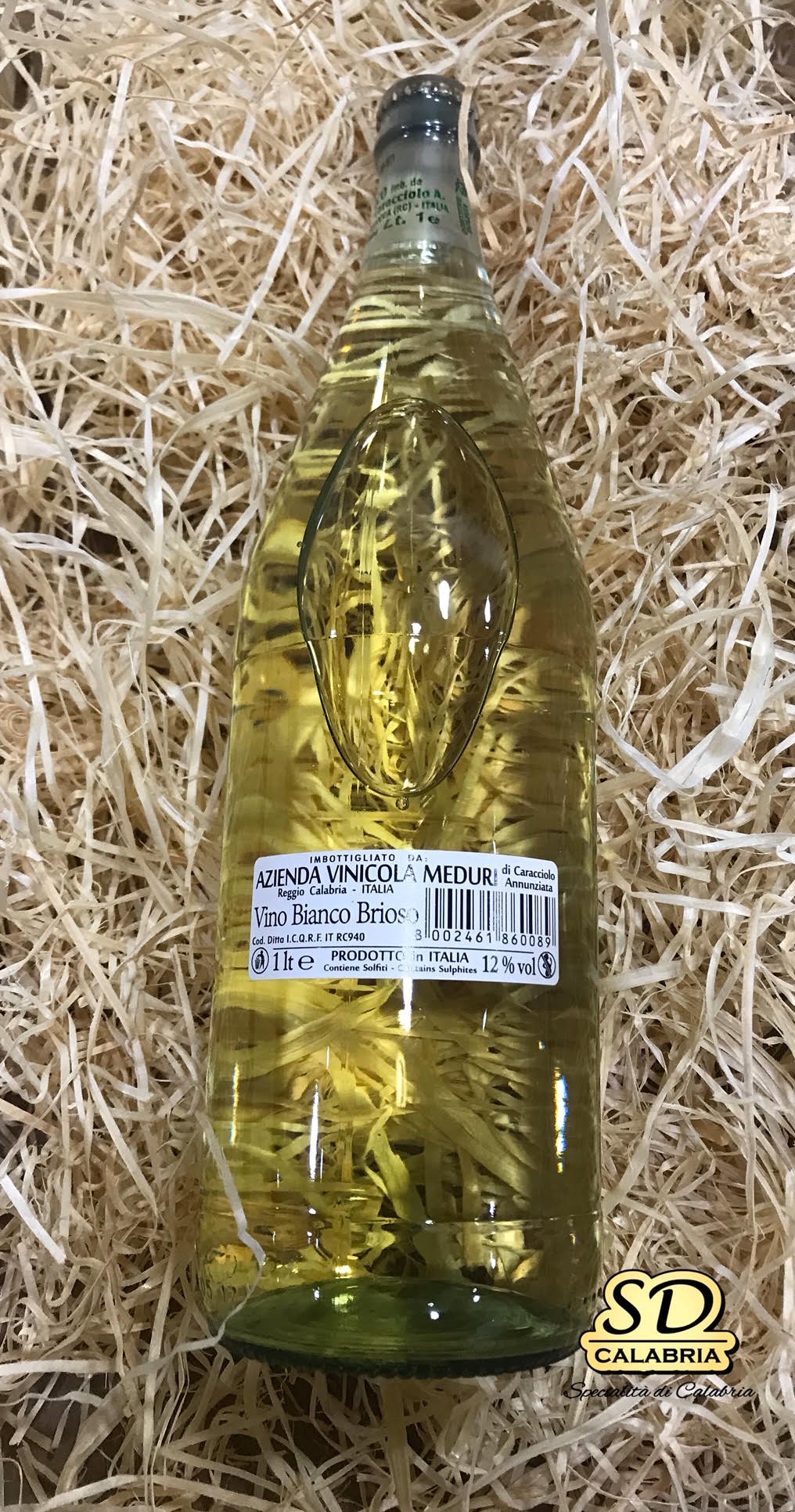 Vino Bianco Brioso Cantina Meduri LT 1 - Spesa Digitale Calabria