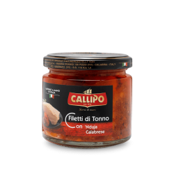 Callipo tuna fillets with nduja 200gr