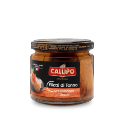 Callipo tuna fillets with dried tomatoes 200gr