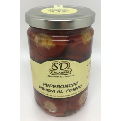Jar of Peppers stuffed with tuna Gr 314